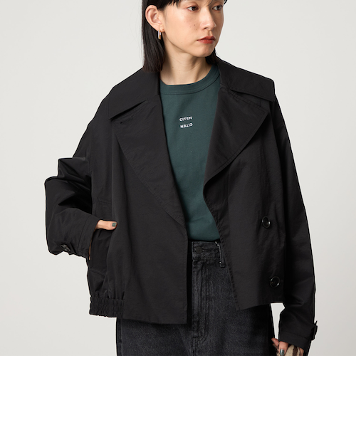 CITEN＞トレンチライクショートブルゾン｜シテンの通販｜&mall（アンド