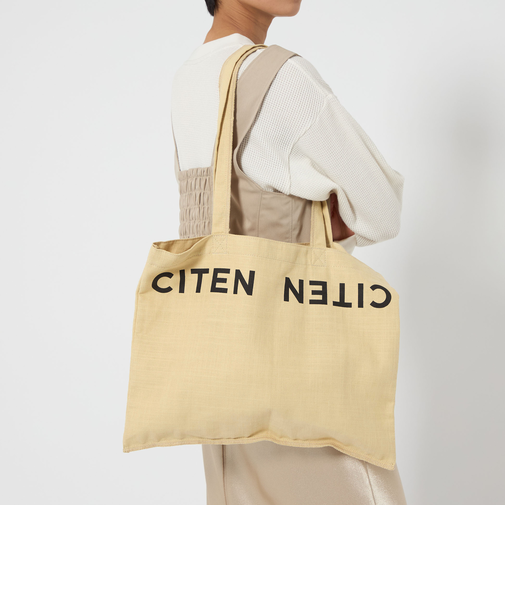 ＜CITEN＞CITENロゴプリントトート