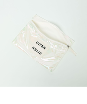 <CITEN>CITENフフラットポーチメタリック