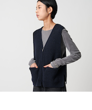 ＜CITEN＞エッセンシャルニットベスト