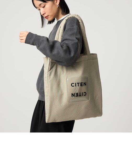 ＜CITEN＞バデッドクリアロゴトートチェック