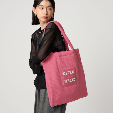 ＜CITEN＞バデッドクリアロゴトートチェック