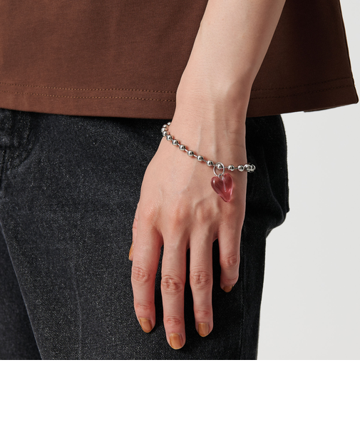 <CITEN>カラバリクリアハートブレスレット