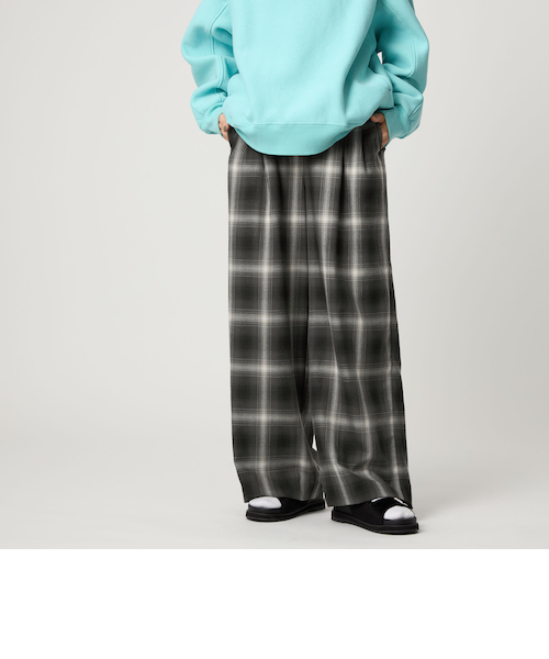 CITEN＞オンブレチェックイージーパンツ｜シテンの通販｜&mall