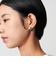 ＜CITEN＞クリアメタルフープピアス