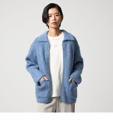 ＜CITEN＞アゼニットポロエリジップブルゾン