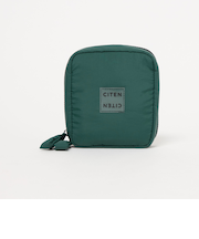 ＜CITEN＞クリアロゴワイドジップポーチ