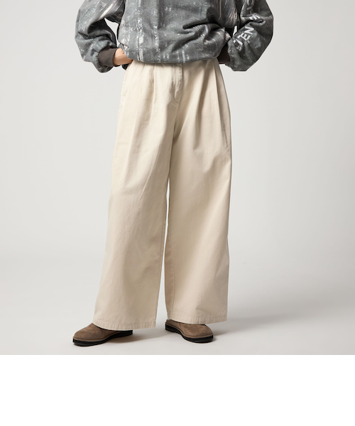 CITEN＞チノ3タックワイドパンツ｜シテンの通販｜&mall（アンド