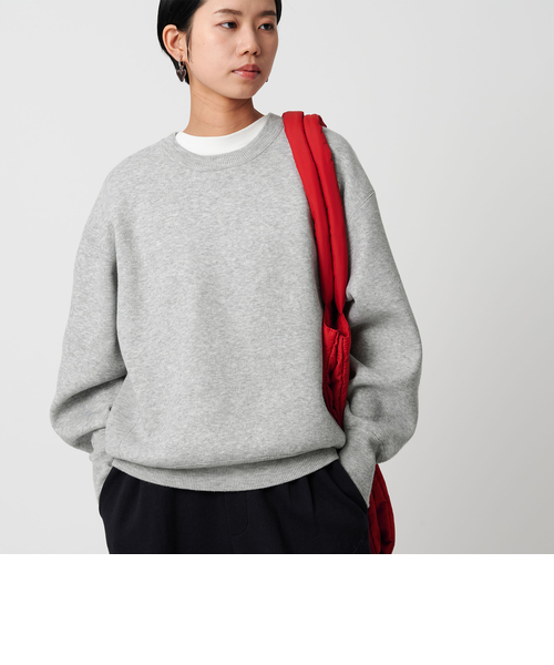 pinue スウェットライクニットトップス 【公式通販】