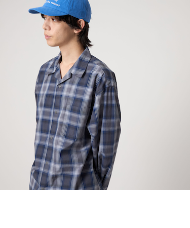 ＜CITEN＞オンブレーチェックシャツジャケット