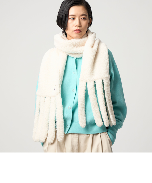 SUMARI ボアマフラー オレンジ SUMARI BOA MUFFLER マフラー オレンジ