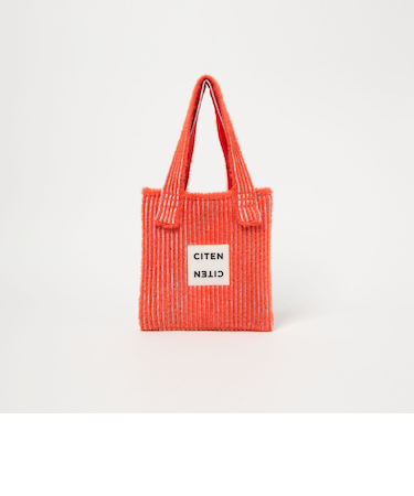 <CITEN>シャギーニットストライプトートS