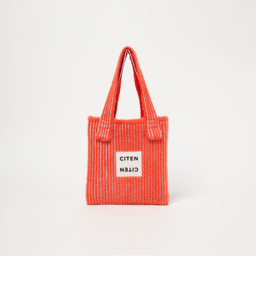 <CITEN>シャギーニットストライプトートS