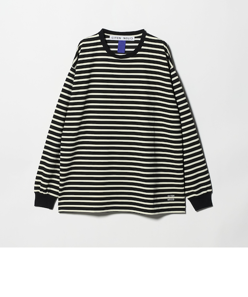 ＜CITEN＞リップルボーダーロンT