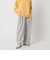 ＜CITEN＞ウールミックス3タックイージーワイドパンツ ライトグレー