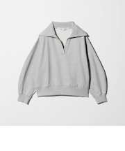 ＜CITEN＞スキッパーボリュームスリーブスウェット