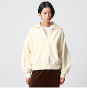 ＜CITEN＞スキッパーボリュームスリーブスウェット