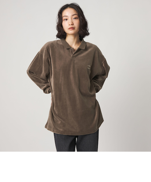 CITEN＞ポロカラーベロアシャツ｜シテンの通販｜&mall（アンドモール