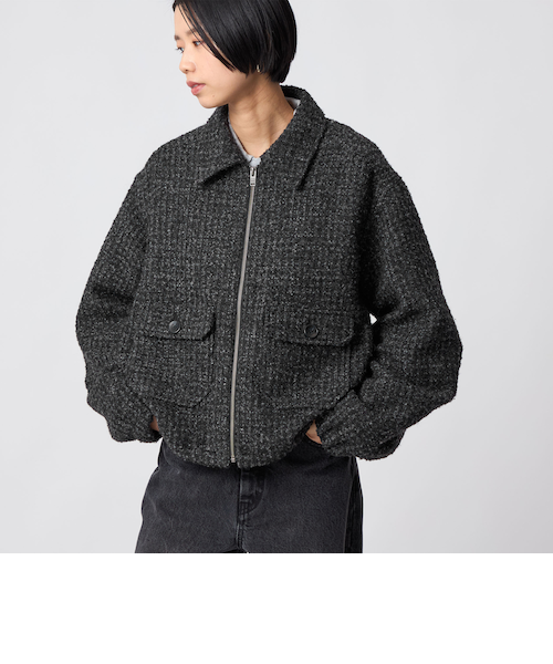 CITEN＞ツイードブルゾン｜シテンの通販｜&mall（アンドモール）三井