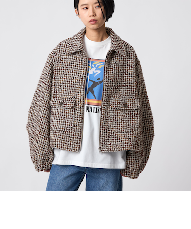 ＜CITEN＞ツイードブルゾン