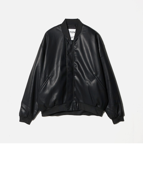 CITEN＞レザーライクバルーンジップブルゾン｜シテンの通販｜&mall