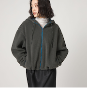 <CITEN>ロゴボアフリースブルゾン