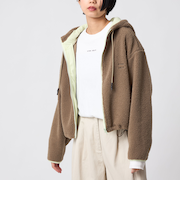 <CITEN>ロゴボアフリースブルゾン