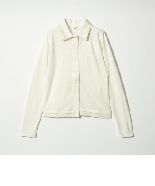 ＜CITEN＞ダブル衿風カットトップ