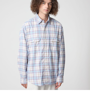 <CITEN>ダブルポケットチェックシャツ