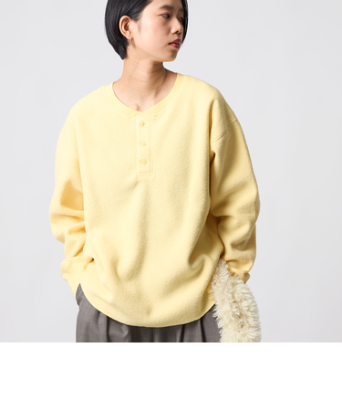 ＜CITEN＞裏起毛2WAYヘンリートップ