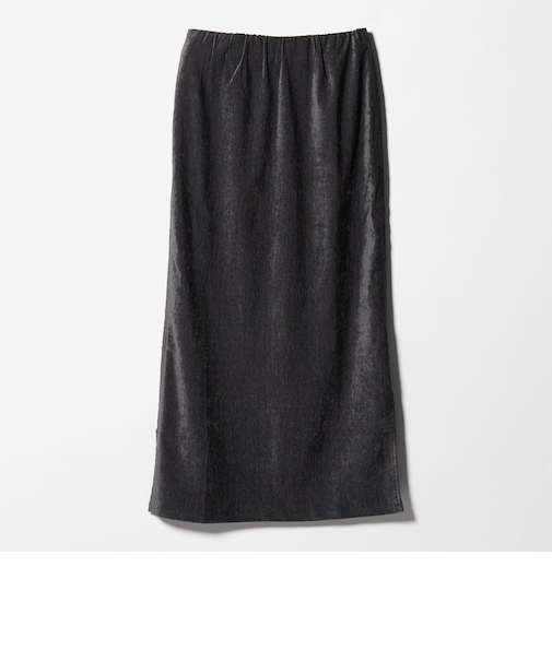 ＜CITEN＞ベロアライクカットナロースカート