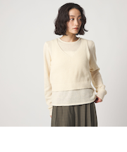 <CITEN>レイヤードニットトップ