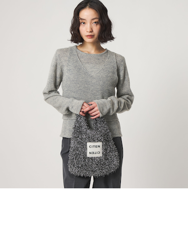 ＜CITEN＞レイヤードニットトップ
