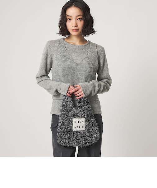 ＜CITEN＞レイヤードニットトップ