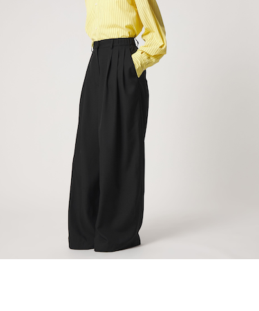 ＜CITEN＞3タックイージーワイドパンツ