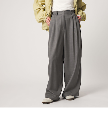 ＜CITEN＞3タックイージーワイドパンツ
