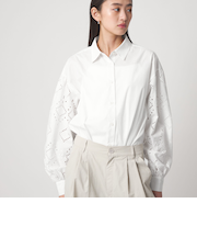 ＜CITEN＞ソデシシュウシャツ