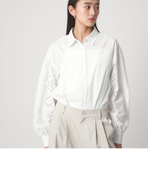 ＜CITEN＞ソデシシュウシャツ