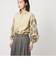 ＜CITEN＞ソデシシュウシャツ