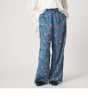 <CITEN>ブロックフラワーシシュウイージーパンツ