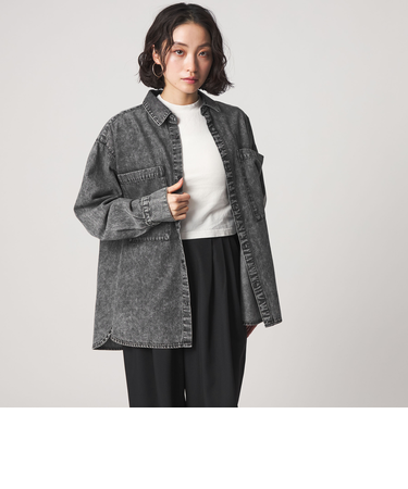 ＜CITEN＞ビッグポケットデニムシャツ