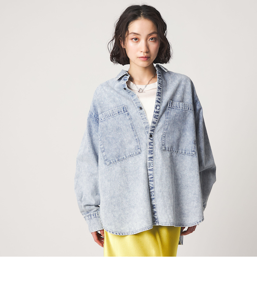 ＜CITEN＞ビッグポケットデニムシャツ