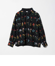 <CITEN>ブロックフラワーシシュウシャツ