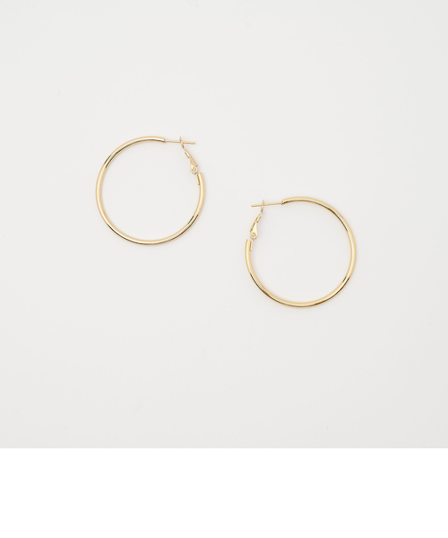 ＜CITEN＞ステンレスフープピアス