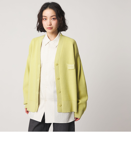 CITEN＞ロゴニットVネックカーディガン｜シテンの通販｜&mall（アンド