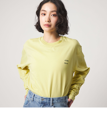 ＜CITEN＞ロゴシャーリングチュニックトップ
