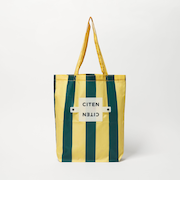 ＜CITEN＞くるくるパッチンストライプトート