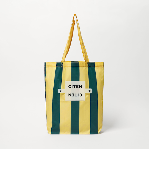 ＜CITEN＞くるくるパッチンストライプトート