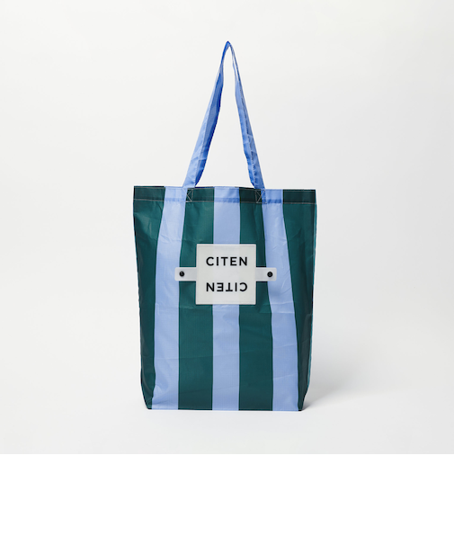 ＜CITEN＞くるくるパッチンストライプトート