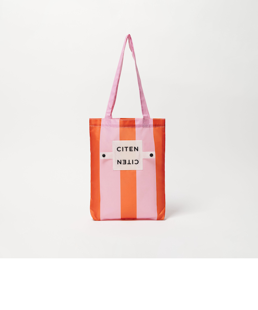 ＜CITEN＞くるくるパッチンストライプトートS